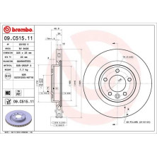 Brembo | Bremsscheibe | 09.C515.11