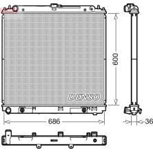 Denso | Kühler, Motorkühlung | DRM46042