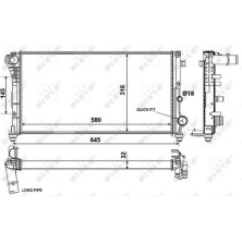 NRF | Kühler, Motorkühlung | 58376