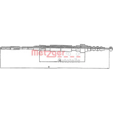 Metzger | Seilzug, Feststellbremse | 10.7403