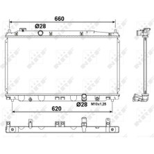 NRF | Kühler, Motorkühlung | 53194