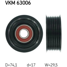 SKF | Umlenk-/Führungsrolle, Keilrippenriemen | VKM 63006