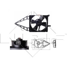 NRF | Lüfter, Motorkühlung | 47020