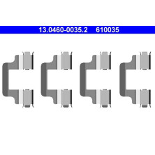 ATE | Zubehörsatz, Scheibenbremsbelag | 13.0460-0035.2