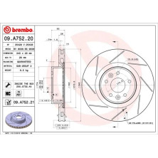 Brembo | Bremsscheibe | 09.A752.21