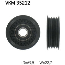 SKF | Umlenk-/Führungsrolle, Keilrippenriemen | VKM 35212