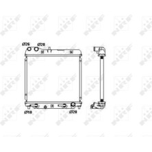 NRF | Kühler, Motorkühlung | 53408