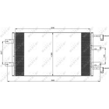 NRF | Kondensator, Klimaanlage | 35505