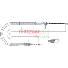 Metzger | Seilzug, Feststellbremse | 11.6583