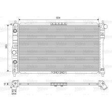 Valeo | Kühler, Motorkühlung | 701558