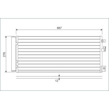 Valeo | Kondensator, Klimaanlage | 822574