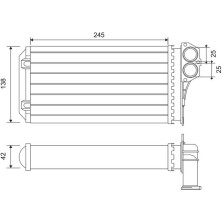 Valeo | Wärmetauscher, Innenraumheizung | 812221