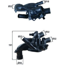 Mahle | Thermostat, Kühlmittel | TM 46 105