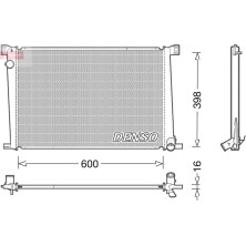 Denso | Kühler, Motorkühlung | DRM05007