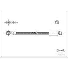 Corteco | Bremsschlauch | 19032175