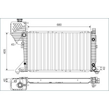 Valeo | Kühler, Motorkühlung | 701163