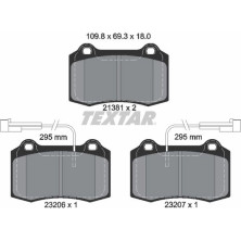 Textar | Bremsbelagsatz, Scheibenbremse | 2138103