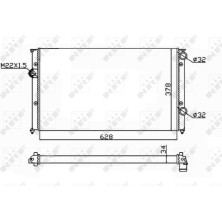 NRF | Kühler, Motorkühlung | 54693