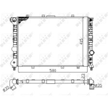 NRF | Kühler, Motorkühlung | 58202A