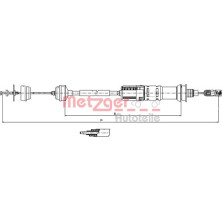 Metzger | Seilzug, Kupplungsbetätigung | 11.3923