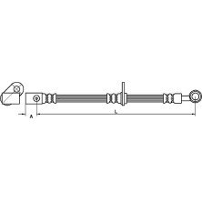 Metzger | Bremsschlauch | 4111070