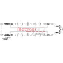 Metzger | Seilzug, Feststellbremse | 11.5865