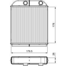 Valeo | Wärmetauscher, Innenraumheizung | 811538
