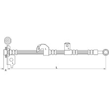 Metzger | Bremsschlauch | 4110840