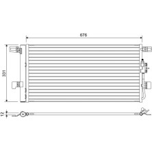 Valeo | Kondensator, Klimaanlage | 822648