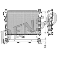 Denso | Kühler, Motorkühlung | DRM17093