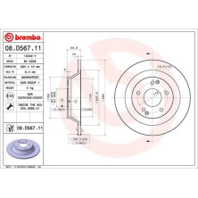 Brembo | Bremsscheibe | 08.D567.11