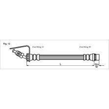 Metzger | Bremsschlauch | 4114761