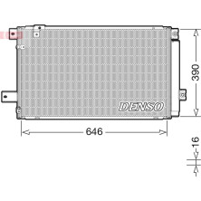 Denso | Kondensator, Klimaanlage | DCN50049