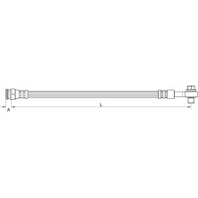 Metzger | Bremsschlauch | 4111619