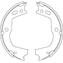 TRW | Bremsbackensatz, Feststellbremse | GS8803