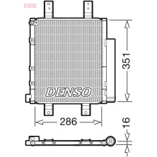 Denso | Kondensator, Klimaanlage | DCN35005