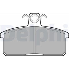 Delphi | Bremsbelagsatz, Scheibenbremse | LP1201