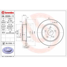 Brembo | Bremsscheibe | 08.E033.11