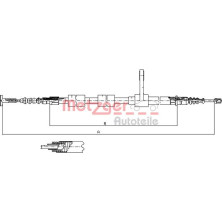Metzger | Seilzug, Feststellbremse | 251.31 Metzger | Seilzug, Feststellbremse | 251.31