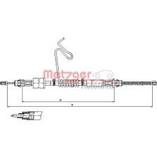 Metzger | Seilzug, Feststellbremse | 11.5669
