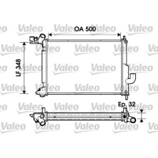 Valeo | Kühler, Motorkühlung | 732349