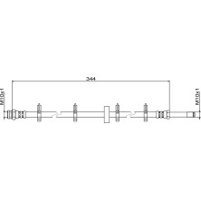 Metzger | Bremsschlauch | 4111499