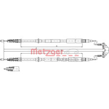 Metzger | Seilzug, Feststellbremse | 11.5950