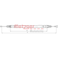 Metzger | Seilzug, Feststellbremse | 10.6235