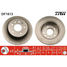 TRW | Bremsscheibe | DF1613