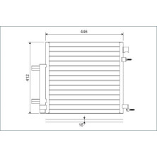 Valeo | Kondensator, Klimaanlage | 822578