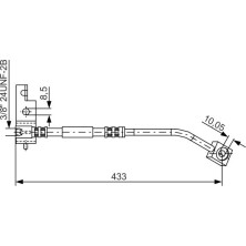 BOSCH | Bremsschlauch | 1 987 476 103