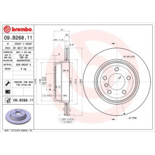 Brembo | Bremsscheibe | 09.B268.11