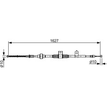 BOSCH | Seilzug, Feststellbremse | 1 987 482 518