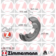 Zimmermann | Bremstrommel | 430.1776.20